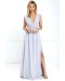 Heavenly Hues Light Grey Maxi Dress